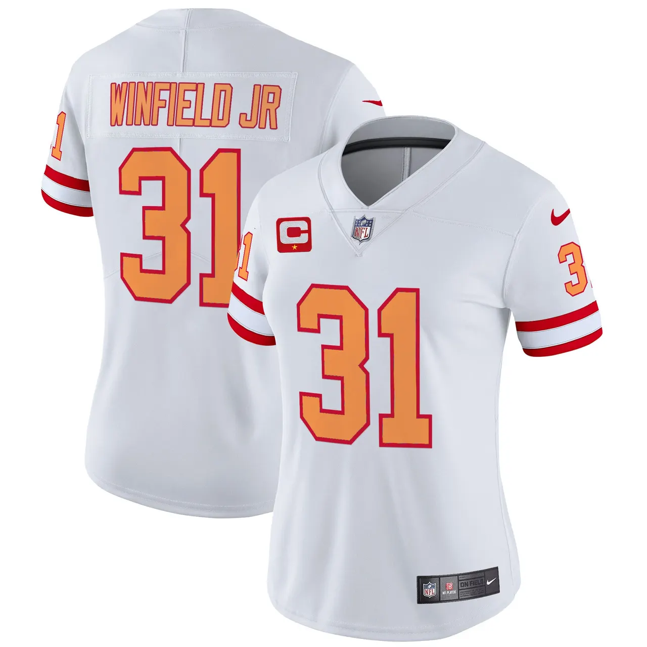 Tampa Bay Buccaneers Nike Women's Throwback Vapor Limited Stitched Jersey - Orange - Image 27