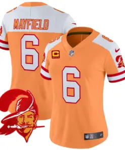 Tampa Bay Buccaneers Nike Women's Throwback Vapor Limited Stitched Jersey - Orange