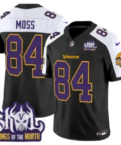 Sam Darnold Minnesota Vikings Nike Throwback King of the North Patch Vapor Limited Stitched Jersey - Purple - Image 18