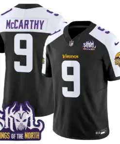 Sam Darnold Minnesota Vikings Nike King of the North Patch Vapor Limited Stitched Jersey - Purple - Image 12