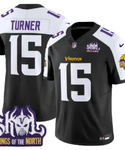 Sam Darnold Minnesota Vikings Nike King of the North Patch Vapor Limited Stitched Jersey - Purple - Image 13