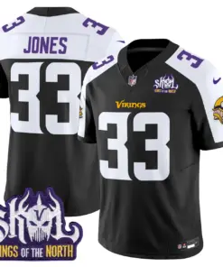 Sam Darnold Minnesota Vikings Nike King of the North Patch Vapor Limited Stitched Jersey - Purple - Image 14