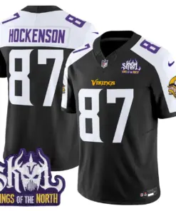 Sam Darnold Minnesota Vikings Nike King of the North Patch Vapor Limited Stitched Jersey - Purple - Image 17