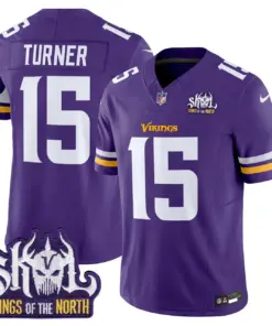 Sam Darnold Minnesota Vikings Nike King of the North Patch Vapor Limited Stitched Jersey - Purple - Image 22