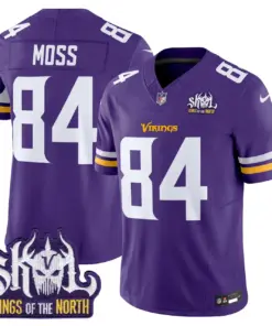 Sam Darnold Minnesota Vikings Nike King of the North Patch Vapor Limited Stitched Jersey - Purple - Image 27