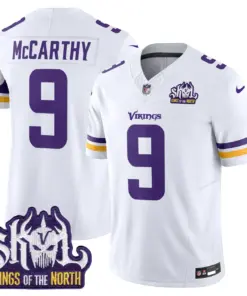 Sam Darnold Minnesota Vikings Nike King of the North Patch Vapor Limited Stitched Jersey - Purple - Image 30