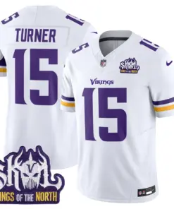 Sam Darnold Minnesota Vikings Nike King of the North Patch Vapor Limited Stitched Jersey - Purple - Image 31