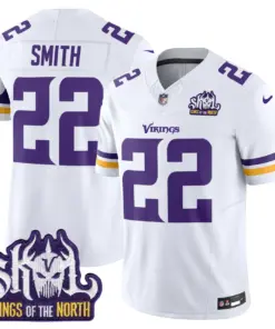 Sam Darnold Minnesota Vikings Nike King of the North Patch Vapor Limited Stitched Jersey - Purple - Image 34
