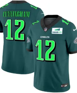 Philadelphia Eagles Nike Autism Foundation Patch Vapor Limited Stitched Jersey - Kelly Green - Image 6