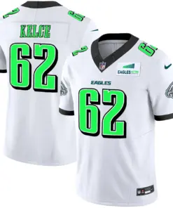 Philadelphia Eagles Nike Autism Foundation Patch Vapor Limited Stitched Jersey - Kelly Green - Image 12