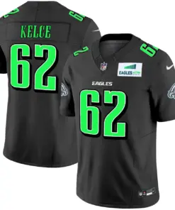 Philadelphia Eagles Nike Autism Foundation Patch Vapor Limited Stitched Jersey - Kelly Green - Image 20