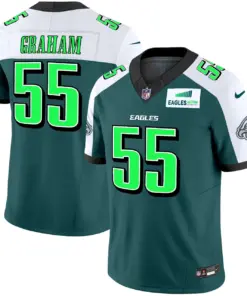 Philadelphia Eagles Nike Autism Foundation Patch Vapor Limited Stitched Jersey - Kelly Green - Image 31