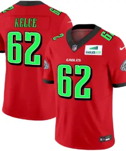 Philadelphia Eagles Nike Autism Foundation Patch Vapor Limited Stitched Jersey - Kelly Green - Image 36