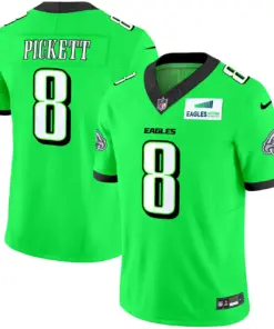 Philadelphia Eagles Nike Autism Foundation Patch Vapor Limited Stitched Jersey - Kelly Green - Image 42
