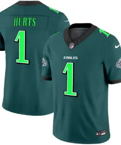 Philadelphia Eagles Nike 2024 Practice Vapor Limited Stitched Jersey - Dark Green - Image 3