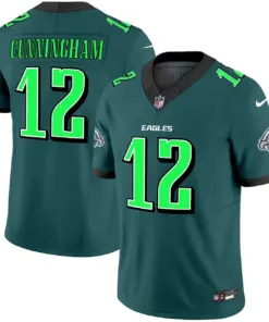 Philadelphia Eagles Nike 2024 Practice Vapor Limited Stitched Jersey - Dark Green - Image 6