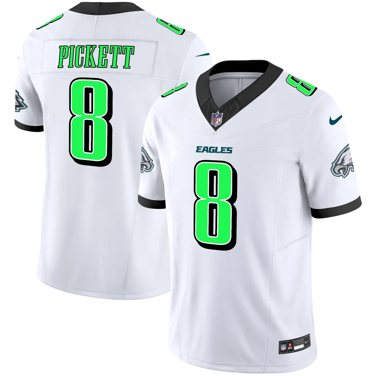 Philadelphia Eagles Nike 2024 Practice Vapor Limited Stitched Jersey - Dark Green - Image 10