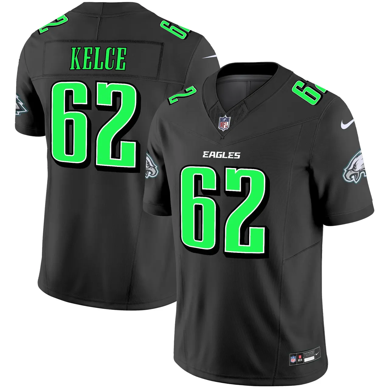 Philadelphia Eagles Nike 2024 Practice Vapor Limited Stitched Jersey - Dark Green - Image 20