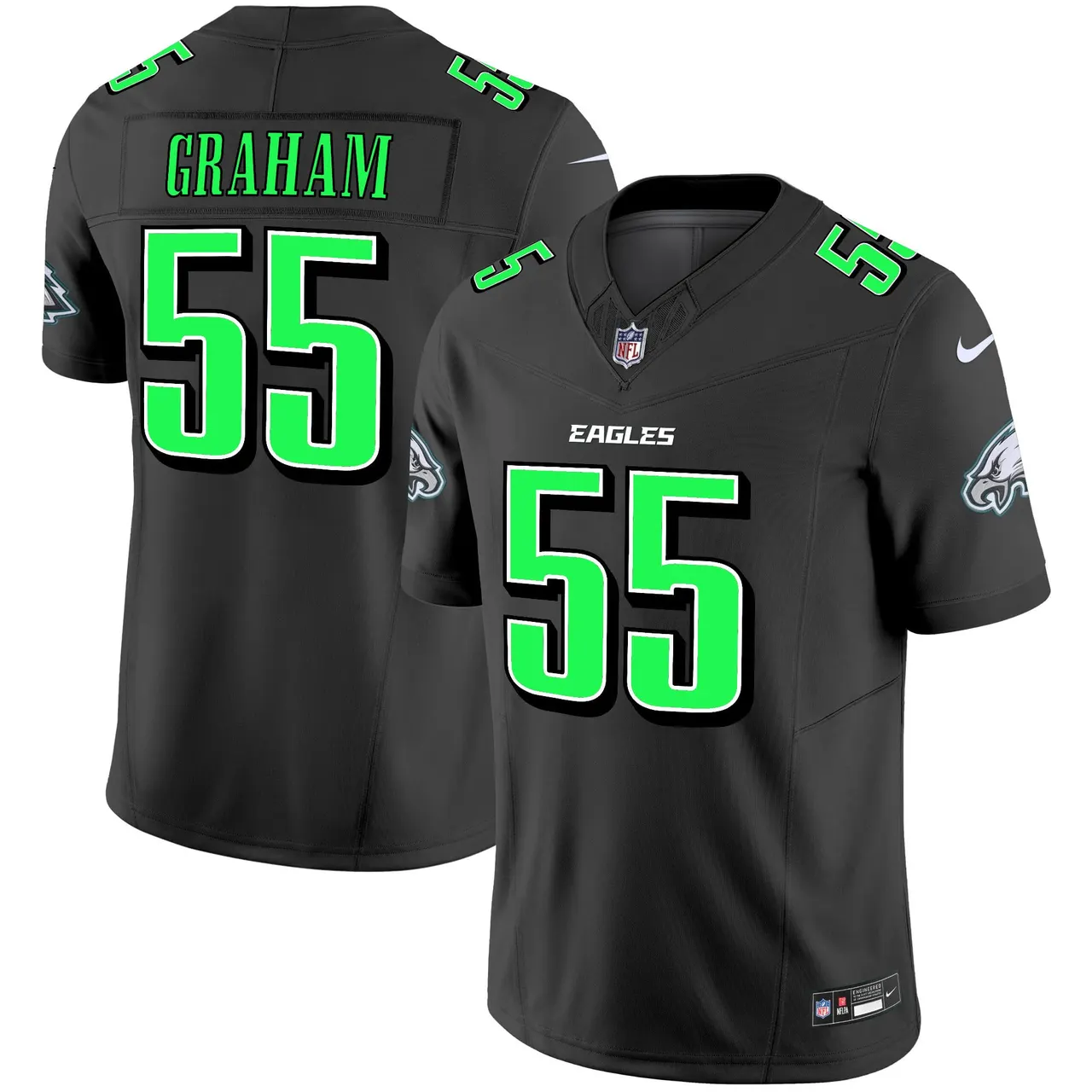 Philadelphia Eagles Nike 2024 Practice Vapor Limited Stitched Jersey - Dark Green - Image 23