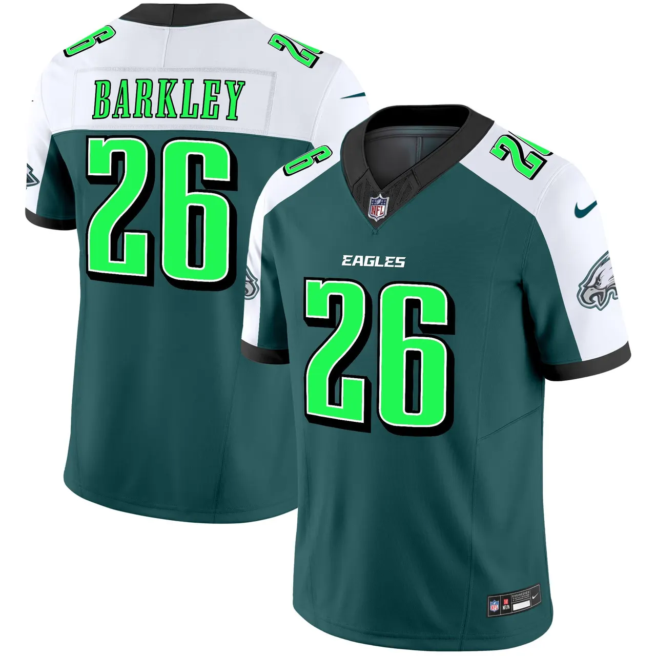 Philadelphia Eagles Nike 2024 Practice Vapor Limited Stitched Jersey - Dark Green - Image 25