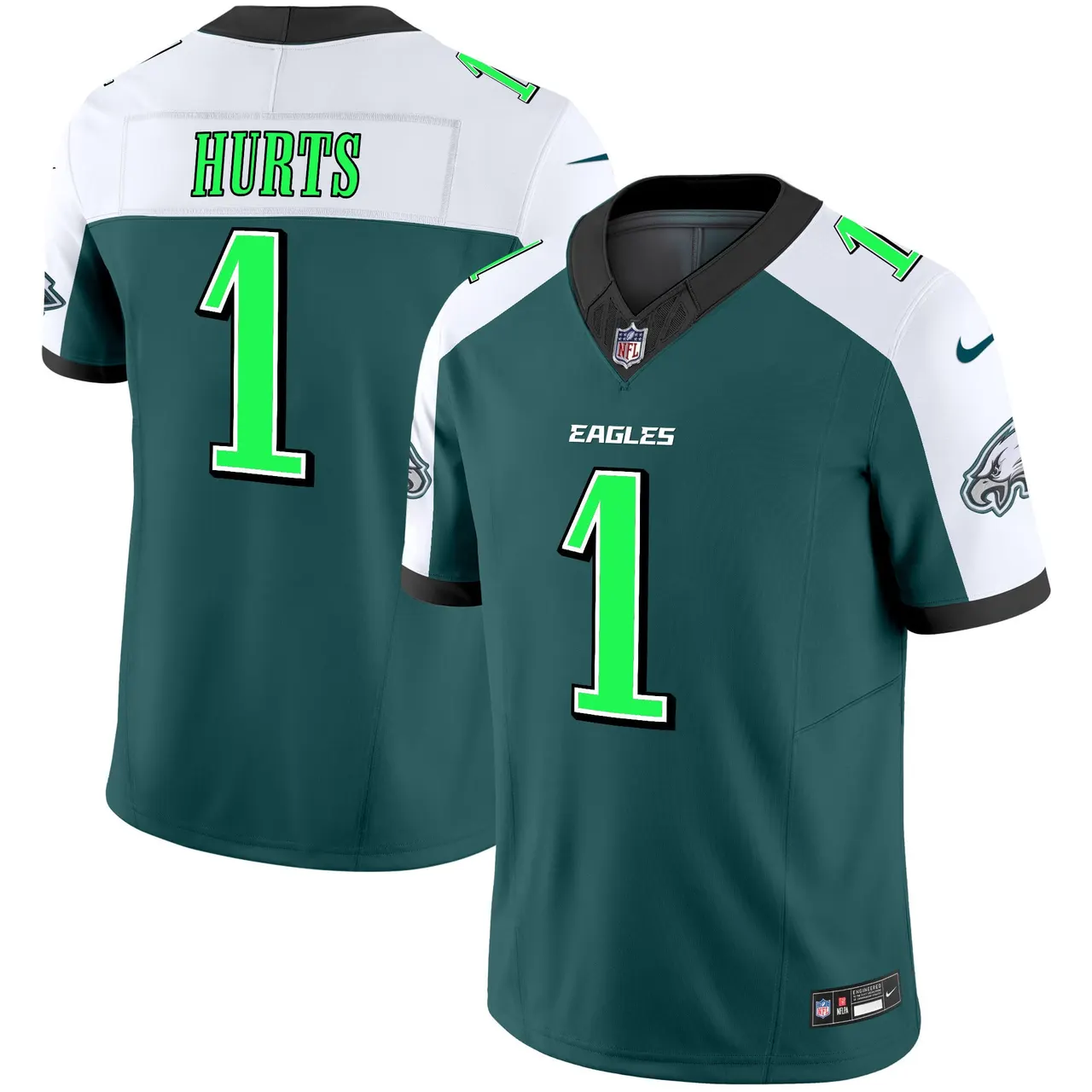 Philadelphia Eagles Nike 2024 Practice Vapor Limited Stitched Jersey - Dark Green - Image 27