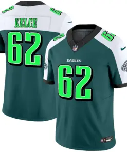 Philadelphia Eagles Nike 2024 Practice Vapor Limited Stitched Jersey - Dark Green - Image 28