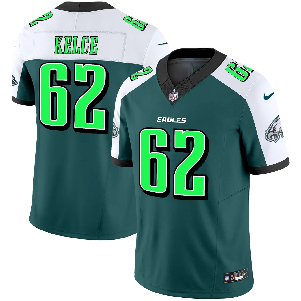 Philadelphia Eagles Nike 2024 Practice Vapor Limited Stitched Jersey - Dark Green - Image 28