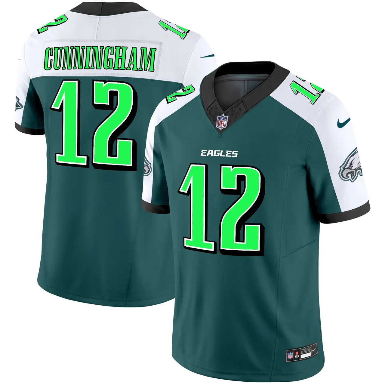 Philadelphia Eagles Nike 2024 Practice Vapor Limited Stitched Jersey - Dark Green - Image 30