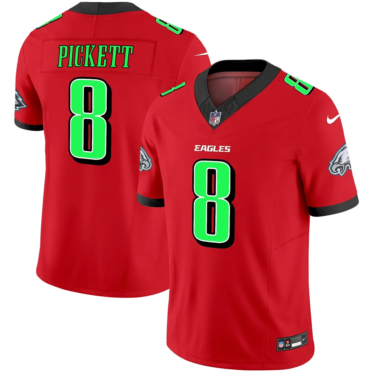 Philadelphia Eagles Nike 2024 Practice Vapor Limited Stitched Jersey - Dark Green - Image 34