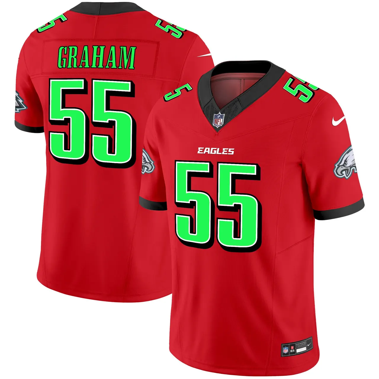 Philadelphia Eagles Nike 2024 Practice Vapor Limited Stitched Jersey - Dark Green - Image 39