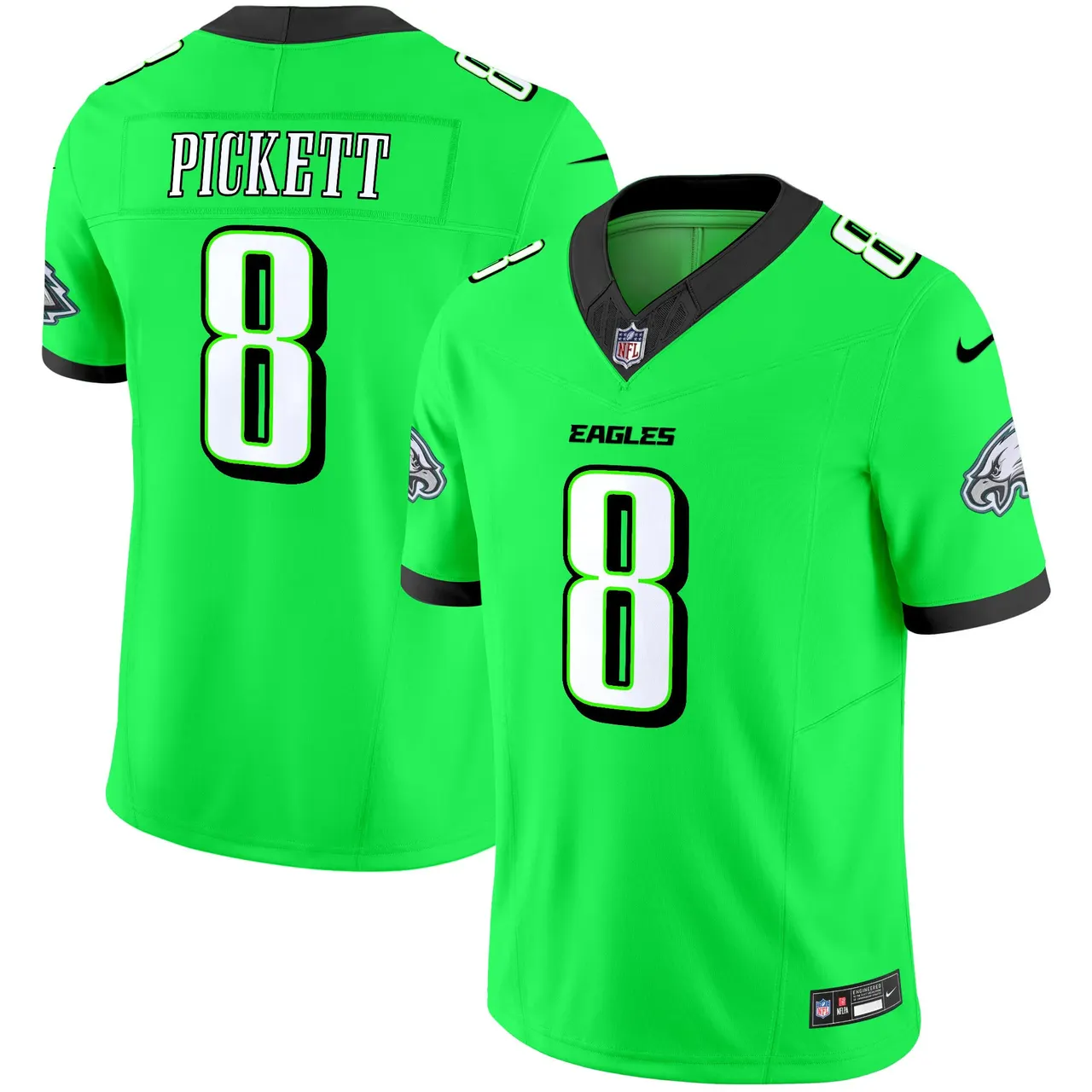 Philadelphia Eagles Nike 2024 Practice Vapor Limited Stitched Jersey - Dark Green - Image 42