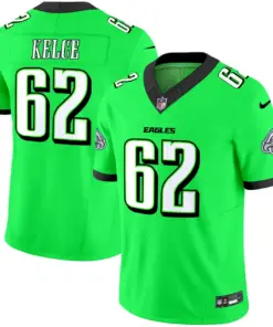 Philadelphia Eagles Nike 2024 Practice Vapor Limited Stitched Jersey - Dark Green - Image 44