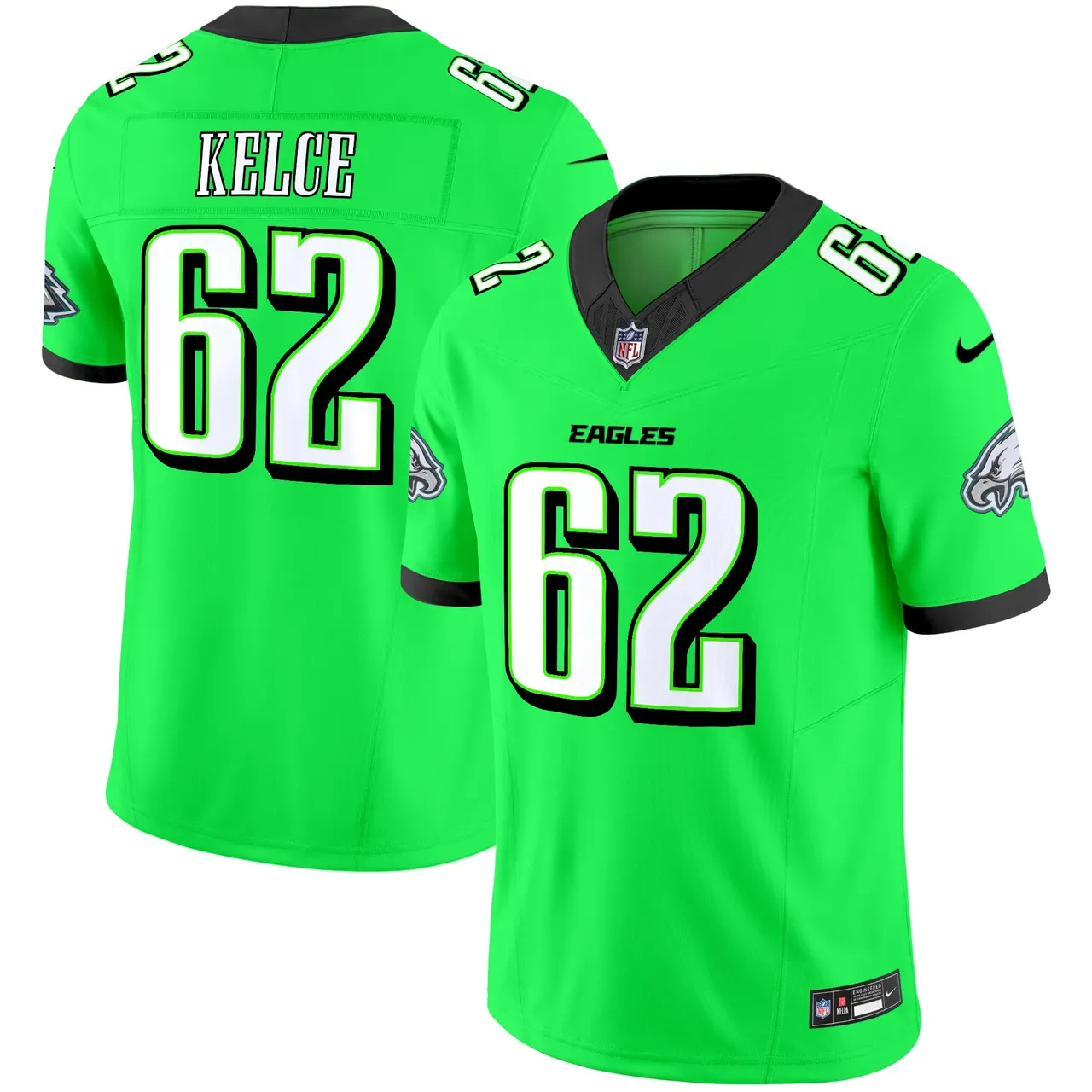 Philadelphia Eagles Nike 2024 Practice Vapor Limited Stitched Jersey - Dark Green - Image 44