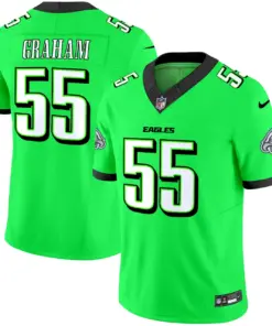 Philadelphia Eagles Nike 2024 Practice Vapor Limited Stitched Jersey - Dark Green - Image 47