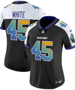 Tampa Bay Buccaneers Nike Women's Tampa City Vapor Limited Stitched Jersey - Black - Image 7