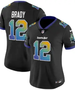 Tampa Bay Buccaneers Nike Women's Tampa City Vapor Limited Stitched Jersey - Black - Image 8