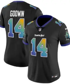 Tampa Bay Buccaneers Nike Women's Tampa City Vapor Limited Stitched Jersey - Black - Image 10