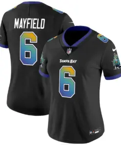 Tampa Bay Buccaneers Nike Women's Tampa City Vapor Limited Stitched Jersey - Black - Image 11