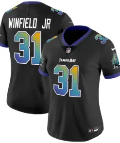 Tampa Bay Buccaneers Nike Women's Tampa City Vapor Limited Stitched Jersey - Black - Image 13