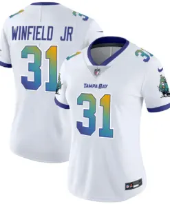 Tampa Bay Buccaneers Nike Women's Tampa City Vapor Limited Stitched Jersey - Black - Image 20