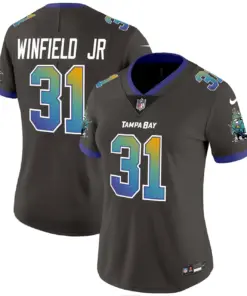 Tampa Bay Buccaneers Nike Women's Tampa City Vapor Limited Stitched Jersey - Black - Image 27