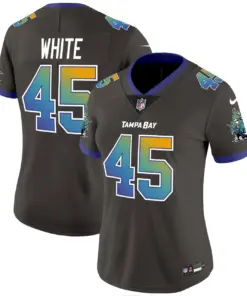 Tampa Bay Buccaneers Nike Women's Tampa City Vapor Limited Stitched Jersey - Black - Image 28