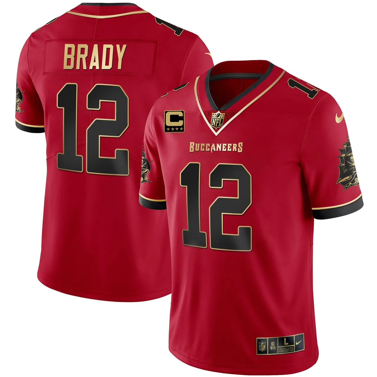 Tampa Bay Buccaneers Nike Vapor Stitched Jersey - Black - Image 7