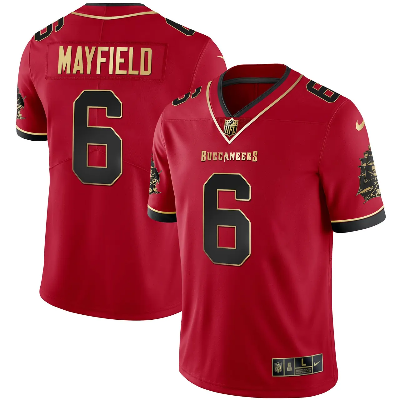 Tampa Bay Buccaneers Nike Vapor Stitched Jersey - Black - Image 8