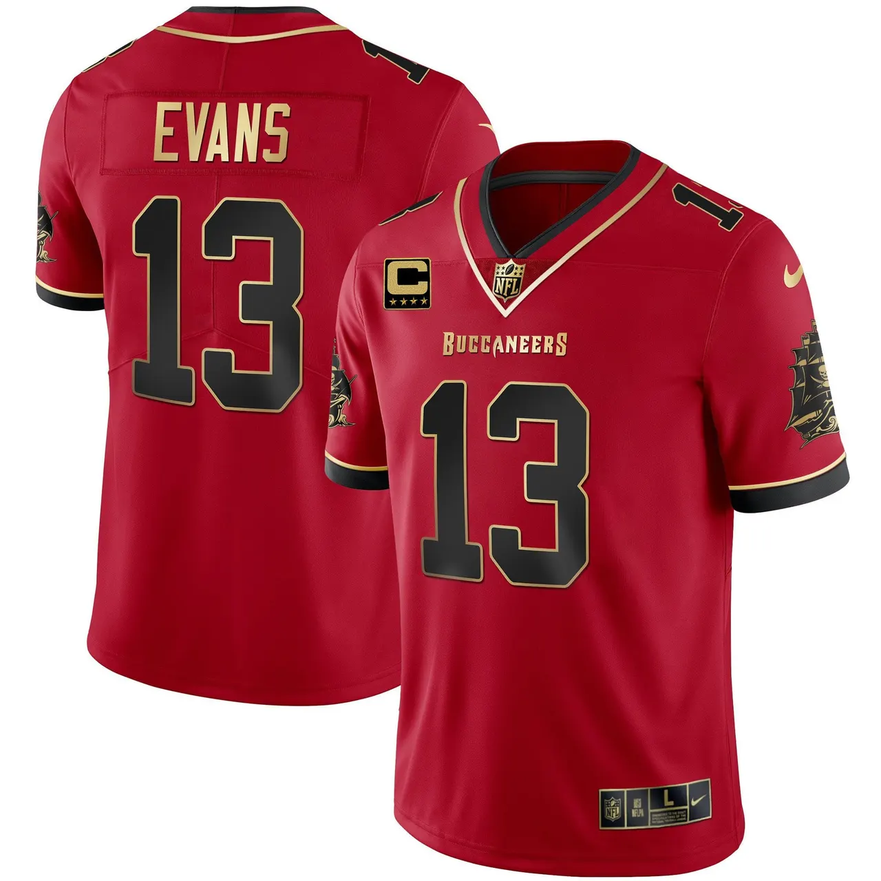 Tampa Bay Buccaneers Nike Vapor Stitched Jersey - Black - Image 9