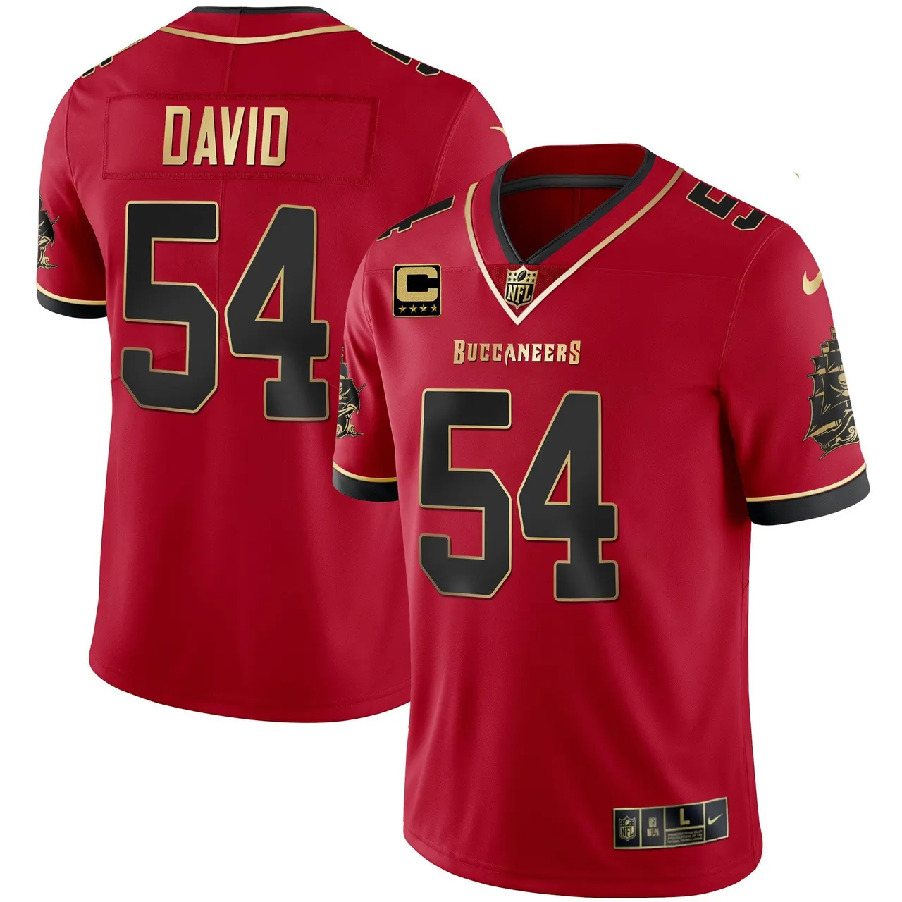 Tampa Bay Buccaneers Nike Vapor Stitched Jersey - Black - Image 10