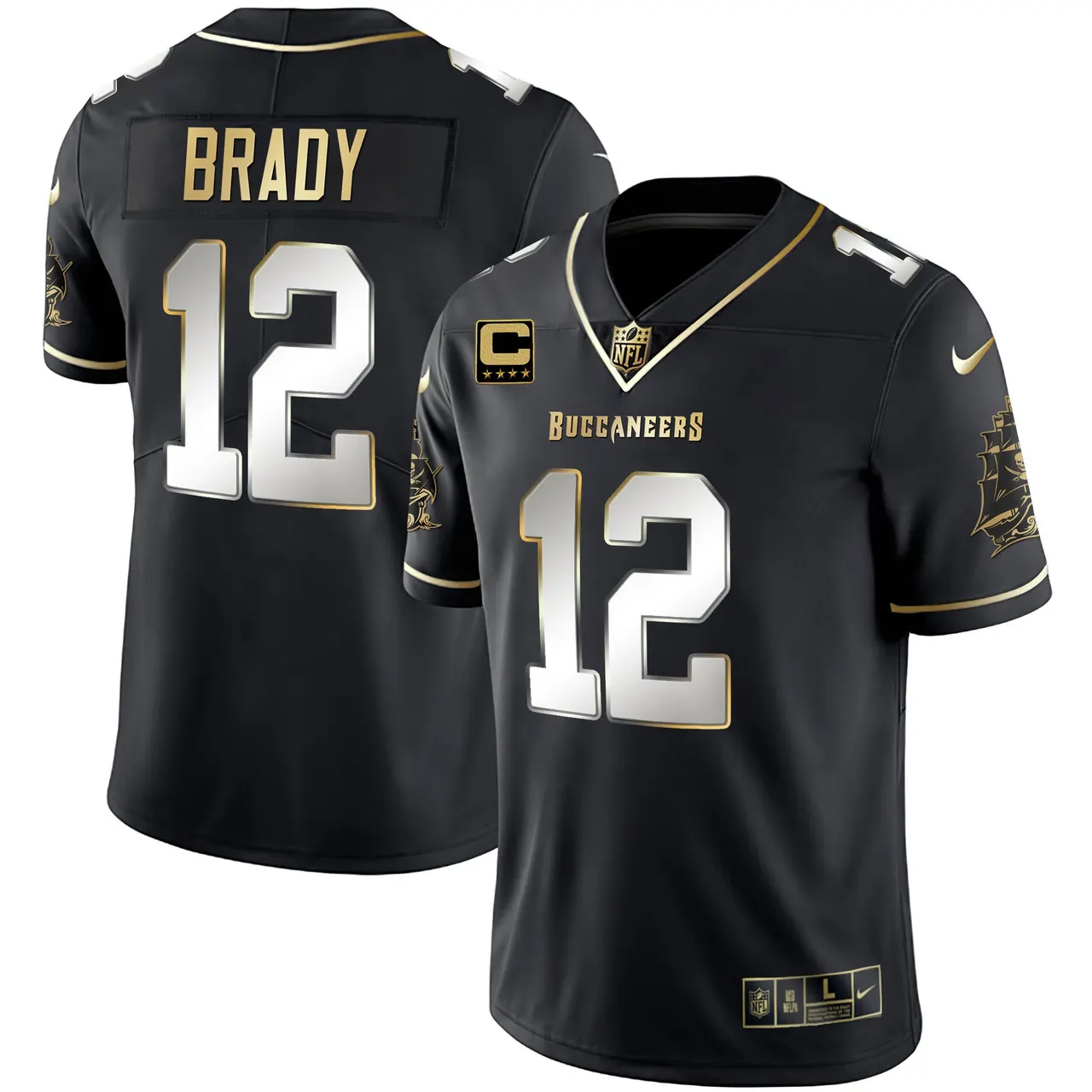 Tampa Bay Buccaneers Nike Vapor Stitched Jersey - Black