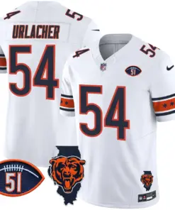 Caleb Williams Chicago Bears Nike Illinois & Dick Butkus Patch Vapor Limited Stitched Jersey - Navy - Image 11