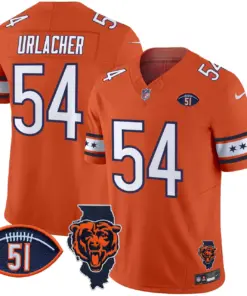 Caleb Williams Chicago Bears Nike Illinois & Dick Butkus Patch Vapor Limited Stitched Jersey - Navy - Image 18