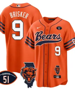 Chicago Bears Nike Illinois Patch Stitched Jersey - Navy - Image 25